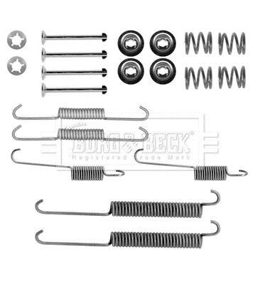 Kit d'accessoires pour mâchoire de frein à tambour BORG & BECK ref. BBK6138