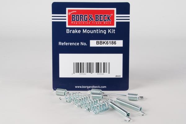 Kit d'accessoires pour mâchoire de frein à tambour BORG & BECK ref. BBK6186