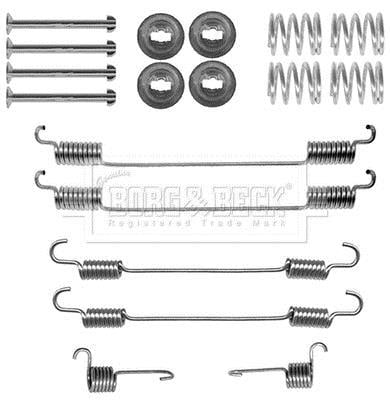 Kit d'accessoires pour plaquette de frein à disque BORG & BECK ref. BBK6238