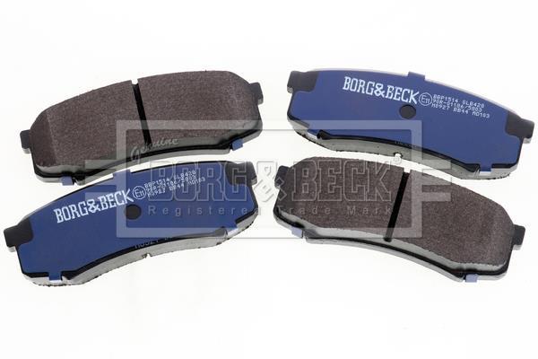 Jeu de 4 plaquettes de frein BORG & BECK ref. BBP1514