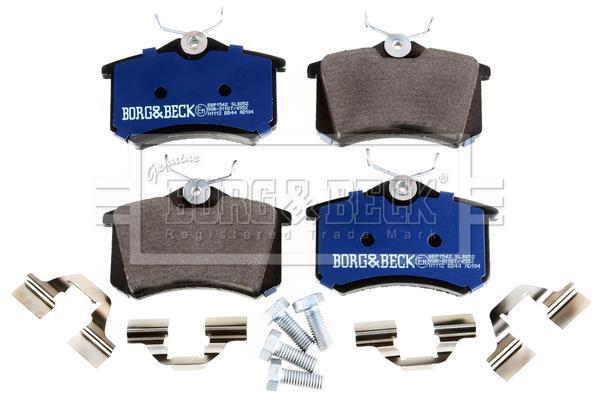 Jeu de 4 plaquettes de frein BORG & BECK ref. BBP1542