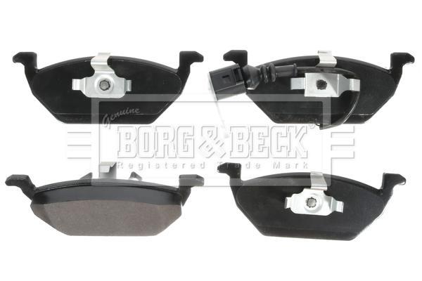 Jeu de 4 plaquettes de frein BORG & BECK ref. BBP1617