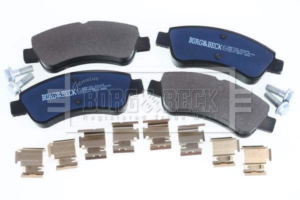 Jeu de 4 plaquettes de frein BORG & BECK ref. BBP1703