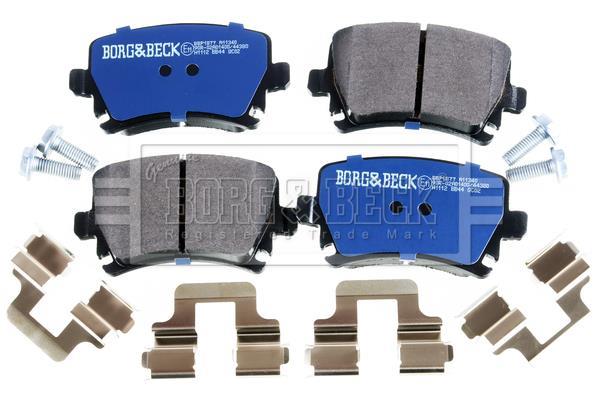 Jeu de 4 plaquettes de frein BORG & BECK ref. BBP1877