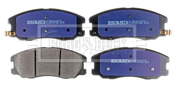 Jeu de 4 plaquettes de frein BORG & BECK ref. BBP2040