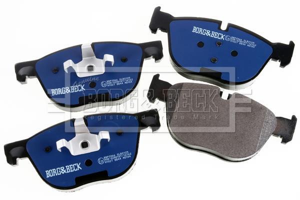 Jeu de 4 plaquettes de frein BORG & BECK ref. BBP2066