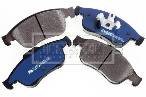 Jeu de 4 plaquettes de frein BORG & BECK ref. BBP2098