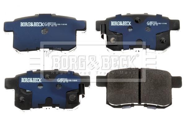 Jeu de 4 plaquettes de frein BORG & BECK ref. BBP2103