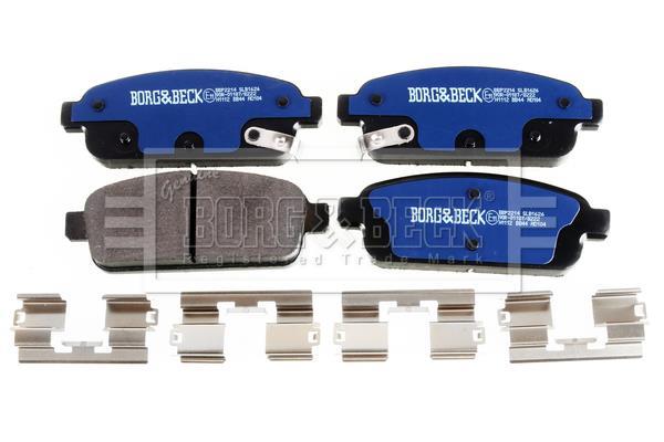 Jeu de 4 plaquettes de frein BORG & BECK ref. BBP2214