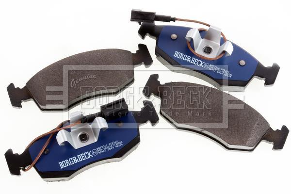 Jeu de 4 plaquettes de frein BORG & BECK ref. BBP2310