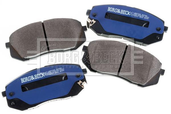 Jeu de 4 plaquettes de frein BORG & BECK ref. BBP2320
