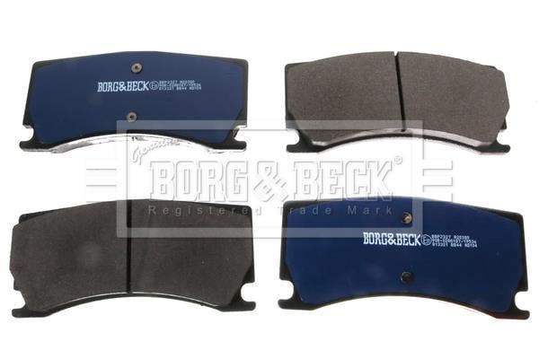 Jeu de 4 plaquettes de frein BORG & BECK ref. BBP2327