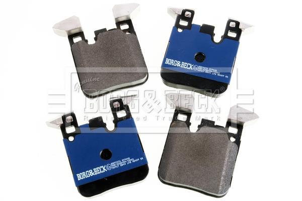 Jeu de 4 plaquettes de frein BORG & BECK BBP2376