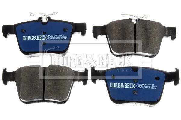 Jeu de 4 plaquettes de frein BORG & BECK ref. BBP2401