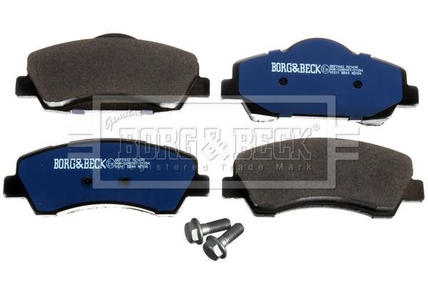 Jeu de 4 plaquettes de frein BORG & BECK ref. BBP2442