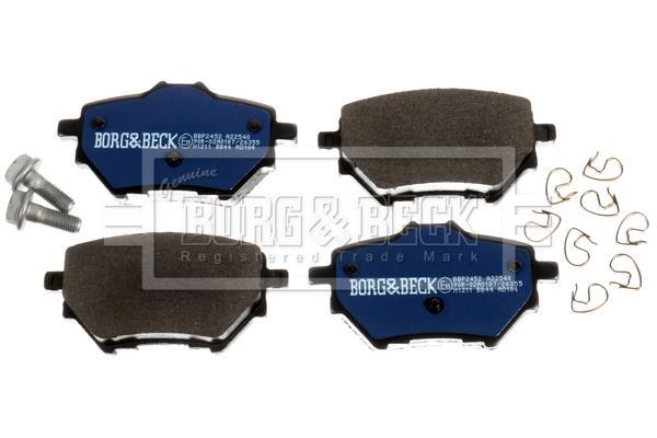 Jeu de 4 plaquettes de frein BORG & BECK BBP2452