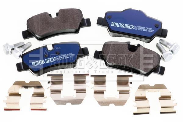 Jogo de 4 pastilhas de travão BORG & BECK ref. BBP2495