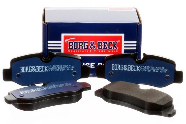 Jeu de 4 plaquettes de frein BORG & BECK ref. BBP2508
