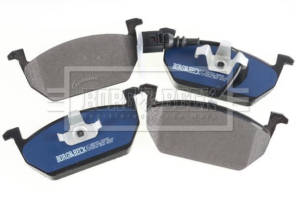 Jeu de 4 plaquettes de frein BORG & BECK ref. BBP2511
