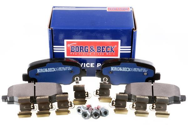 Jeu de 4 plaquettes de frein BORG & BECK ref. BBP2521