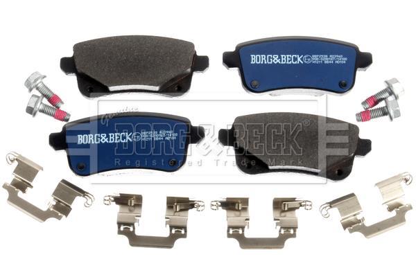 Jeu de 4 plaquettes de frein BORG & BECK ref. BBP2538