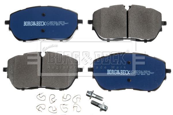 Jeu de 4 plaquettes de frein BORG & BECK ref. BBP2546