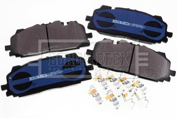 Jeu de 4 plaquettes de frein BORG & BECK ref. BBP2595