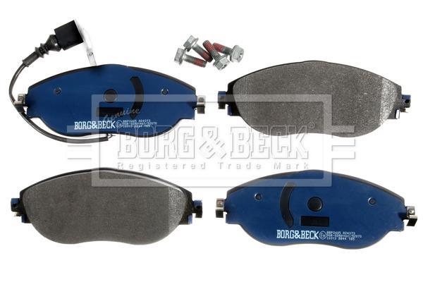 Jeu de 4 plaquettes de frein BORG & BECK ref. BBP2605