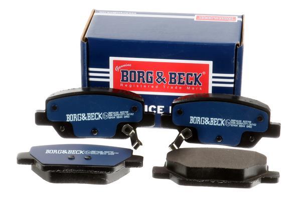Jeu de 4 plaquettes de frein BORG & BECK ref. BBP2638