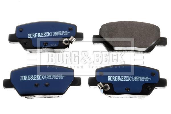 Jeu de 4 plaquettes de frein BORG & BECK ref. BBP2638