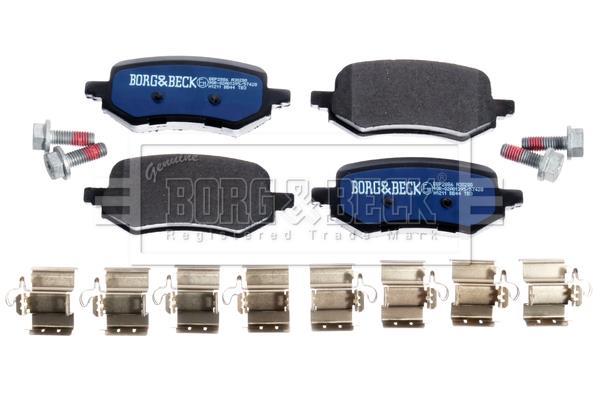 Jeu de 4 plaquettes de frein BORG & BECK ref. BBP2886