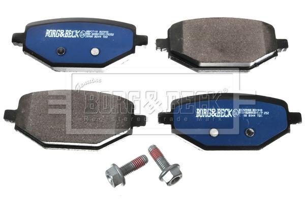 Jeu de 4 plaquettes de frein BORG & BECK BBP2948