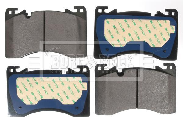 Jeu de 4 plaquettes de frein BORG & BECK ref. BBP2955