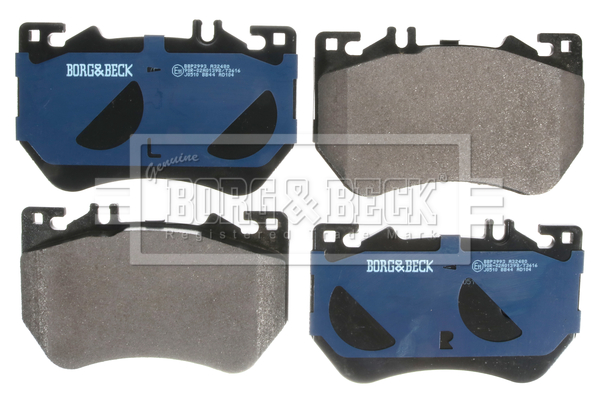 Jeu de 4 plaquettes de frein BORG & BECK BBP2993