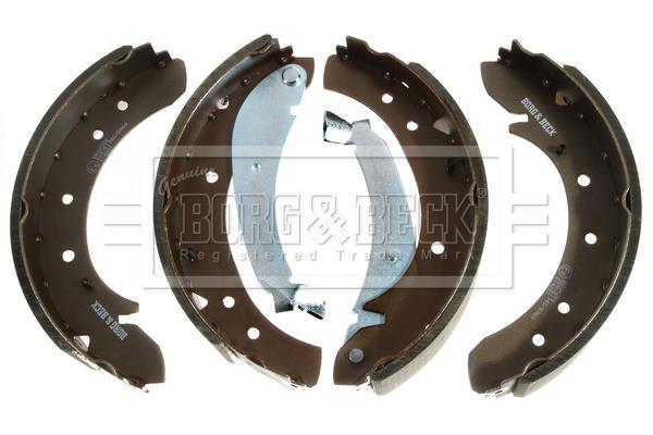 Jeu de 4 mâchoires de frein (Garniture de frein à tambour) BORG & BECK BBS6206