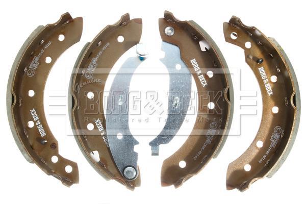 Jeu de 4 mâchoires de frein (Garniture de frein à tambour) BORG & BECK BBS6233