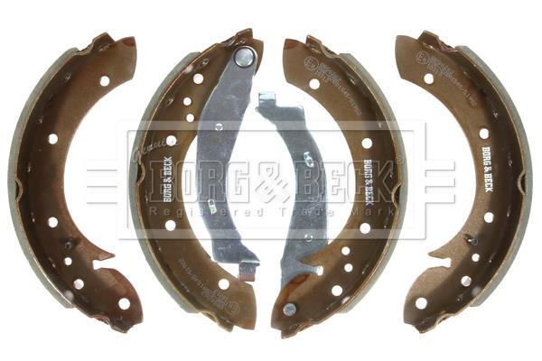 Jeu de 4 mâchoires de frein (Garniture de frein à tambour) BORG & BECK BBS6262