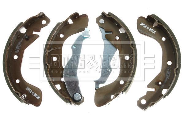 Jeu de 4 mâchoires de frein (Garniture de frein à tambour) BORG & BECK BBS6349