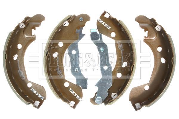 Jeu de 4 mâchoires de frein (Garniture de frein à tambour) BORG & BECK BBS6354