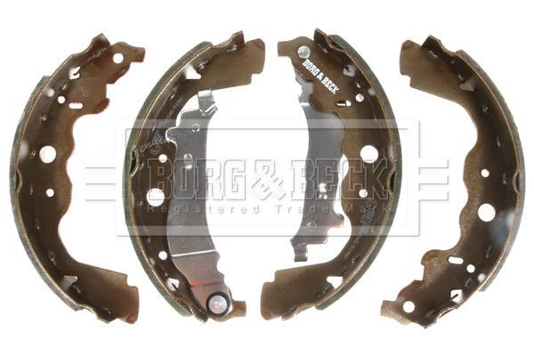 Jeu de 4 mâchoires de frein (Garniture de frein à tambour) BORG & BECK BBS6399