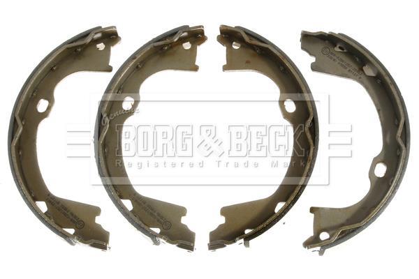Jeu de 4 mâchoires de frein (Garniture de frein à tambour) BORG & BECK BBS6430