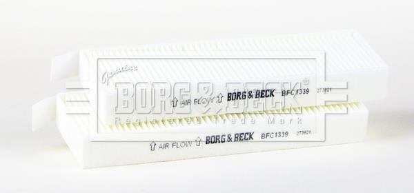 Filtre d'habitacle (Filtre à pollen) BORG & BECK ref. BFC1339