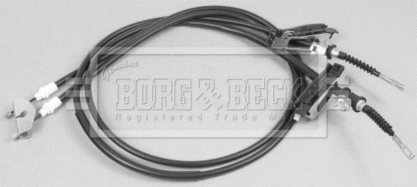 Câble de frein à main (Câble de frein à main) BORG & BECK ref. BKB2596