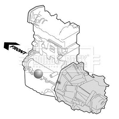 Soporte, motor BORG & BECK ref. BEM3862