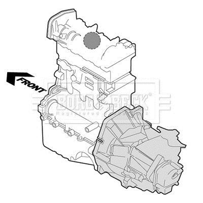 Soporte, motor BORG & BECK ref. BEM4412
