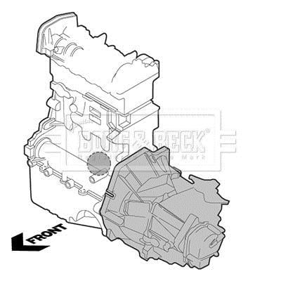 Support moteur (Silent bloc moteur) BORG & BECK ref. BEM4213