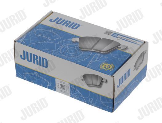 Jeu de 4 plaquettes de frein JURID ref. 574149J