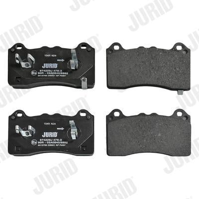 Jeu de 4 plaquettes de frein JURID ref. 574229J