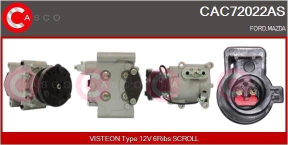 Compressor de climatização CASCO SRL ref. CAC72022AS