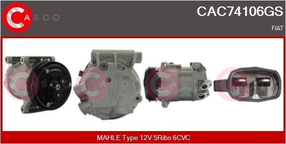 Compresseur, climatisation CASCO SRL CAC74106GS